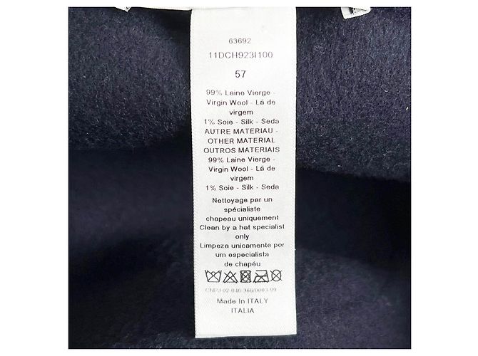 Christian Dior Bucket Hat aus Wolle und Seide - Ansicht 10