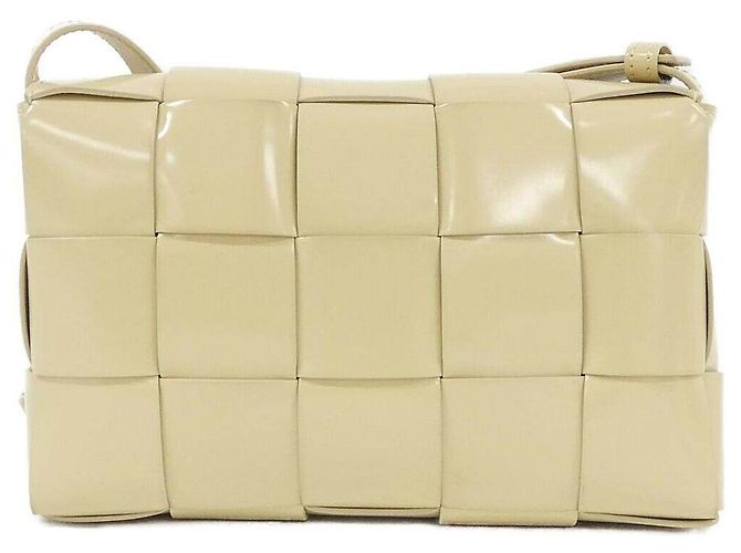 Borsa a tracolla in vitello Bottega Veneta Marrone Beige - vista 2