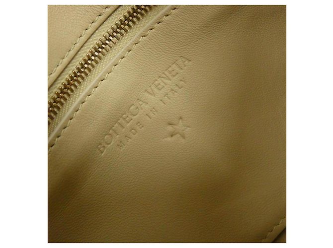 Borsa a tracolla in vitello Bottega Veneta Marrone Beige - vista 8