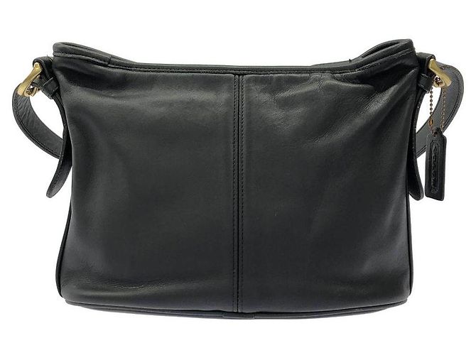 Borsa a tracolla in pelle Coach Nero - vista 2
