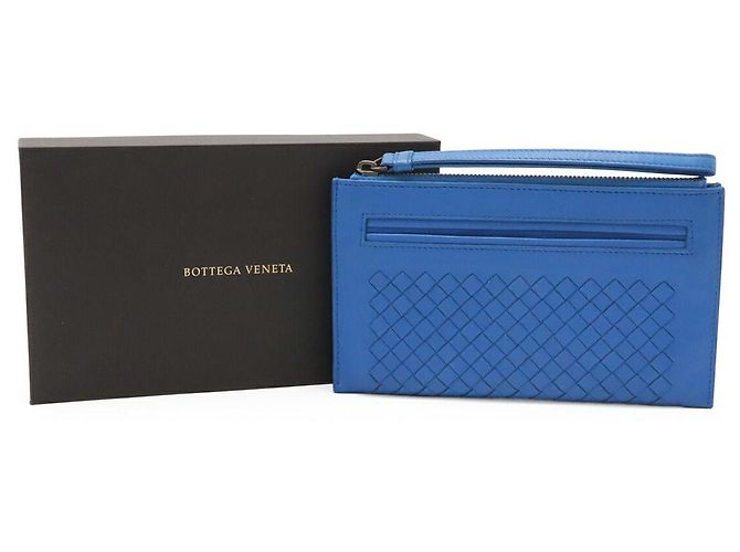 Clutch in pelle Intrecciato Bottega Veneta - vista 9