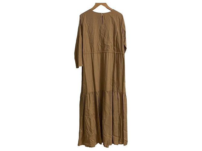 Autre Marque green label relaxing Vestido largo con volantes - vista 2