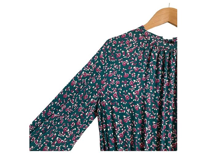 Autre Marque Abito a balze floreale green label relaxing - vista 3