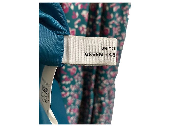 Autre Marque Abito a balze floreale green label relaxing - vista 6