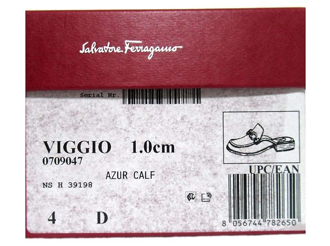Salvatore Ferragamo VIAGGIO Mules Blau - Ansicht 14