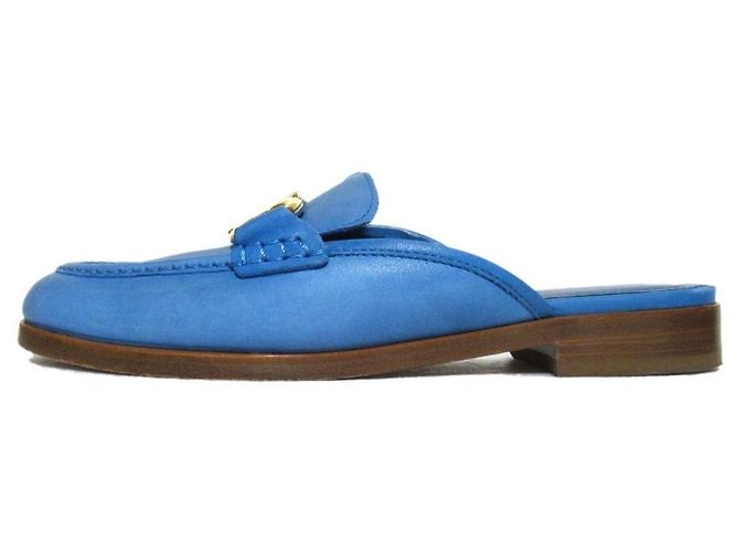 Salvatore Ferragamo VIAGGIO Mules Blau - Ansicht 4