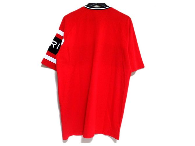 Givenchy CONTRAST LOGO TEE Camiseta de algodón Roja - vista 2