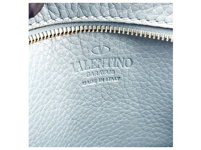 Valentino Garavani Rockstud Camera Leather Blu - vista 6