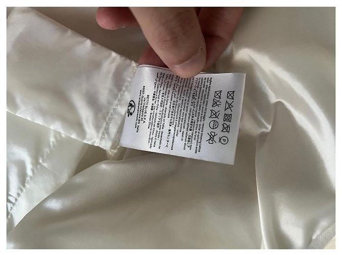 Abrigo de eco-piel blanco con cinturón Elisabetta Franchi - vista 11