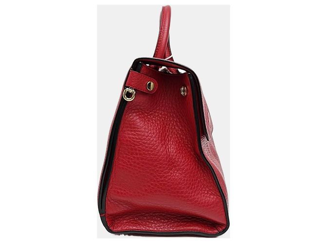 Diorever Lederhandtasche Bordeaux - Ansicht 3