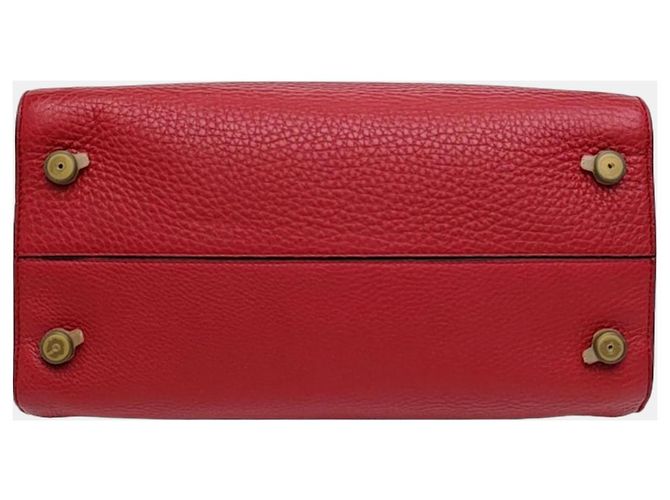 Diorever Lederhandtasche Bordeaux - Ansicht 5
