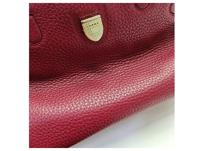 Diorever Lederhandtasche Bordeaux - Ansicht 8