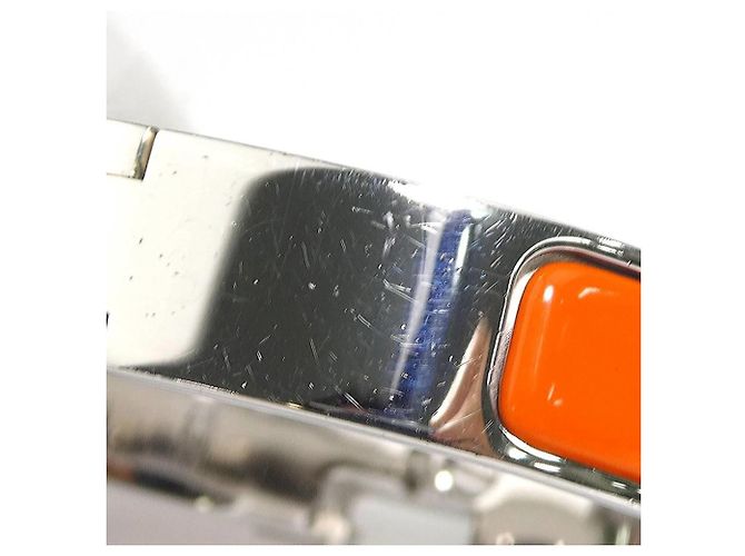 Hermès Bracciale Rigido Hermes HERMES Clic Clack Argento Arancione - vista 8