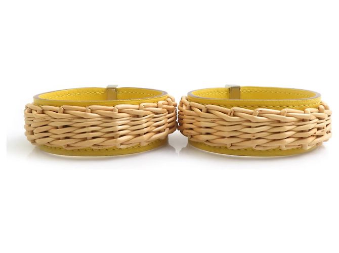 Hermès Hermes HERMES Medor Picnic GM Ohrringe Gelb - Ansicht 3