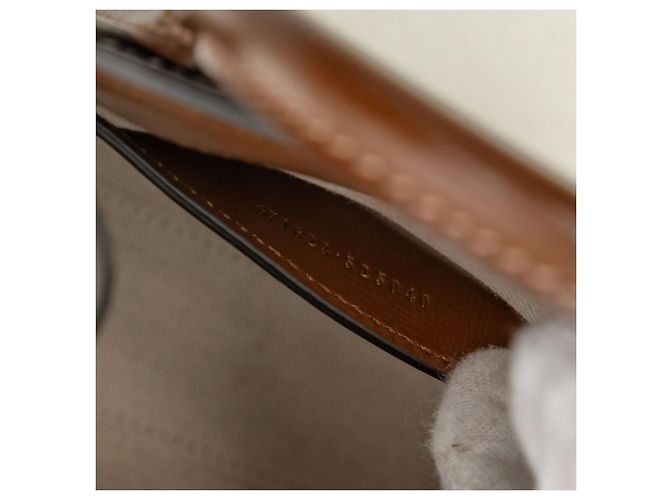 Borsa a tracolla mini Gucci Interlocking G GG Supreme Beige - vista 6
