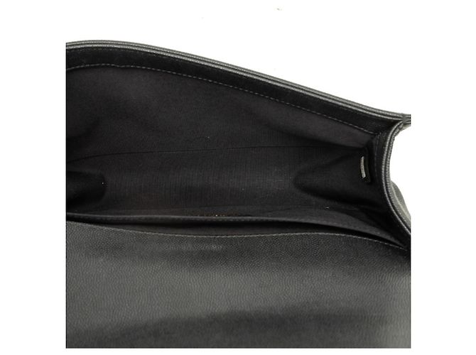 Borsa a tracolla Chanel Matelassé Coco Mark Boy Nero - vista 4