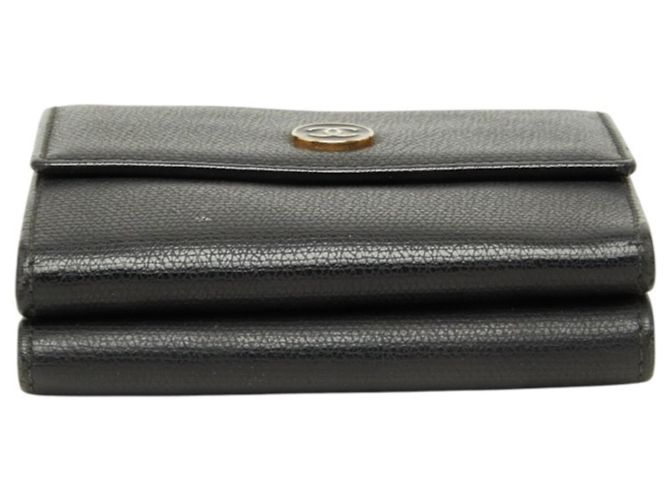 Chanel Coco Mark Bi-fold Geldbörse Schwarz - Ansicht 3