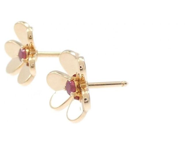 Brincos Van Cleef & Arpels Frivole Mini Stud Earrings - vista 2