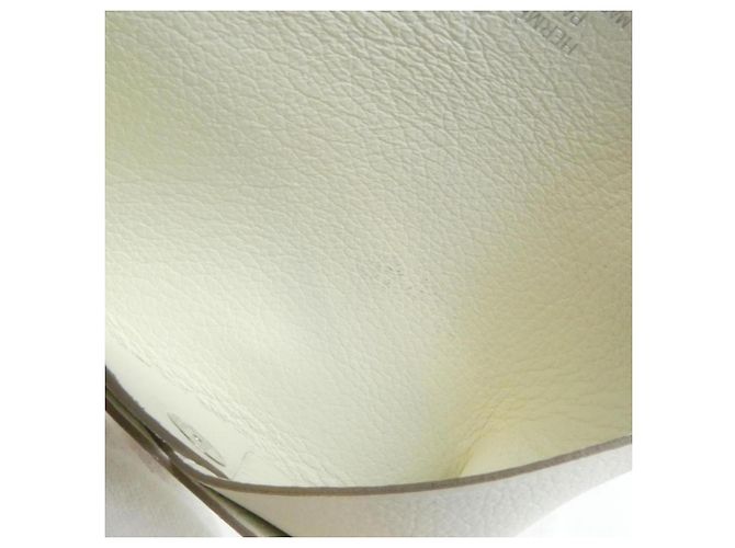 Hermès Portacarte Hermes Calvi Bianco - vista 5