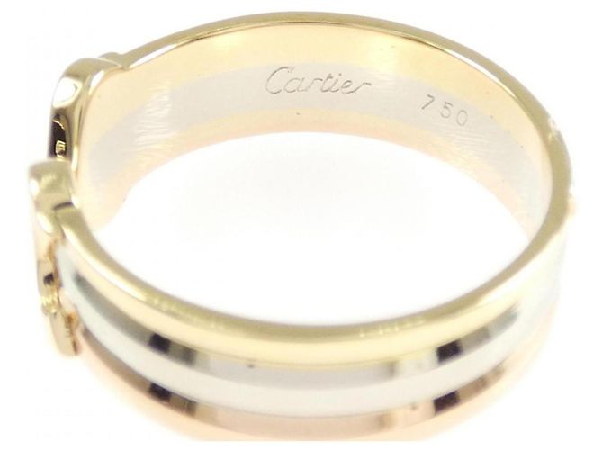 Cartier 2C Ring aus Weißem Rosé und Gelbgold 18K - Ansicht 3