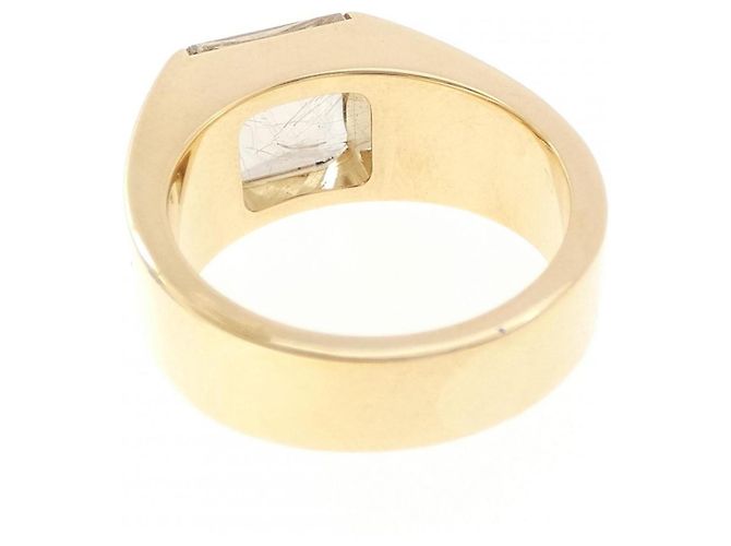 Anello Cartier Tank in oro giallo - vista 3
