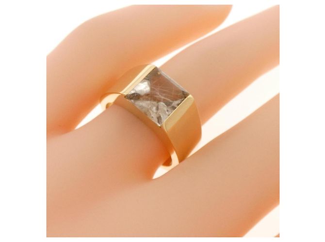 Anello Cartier Tank in oro giallo - vista 5
