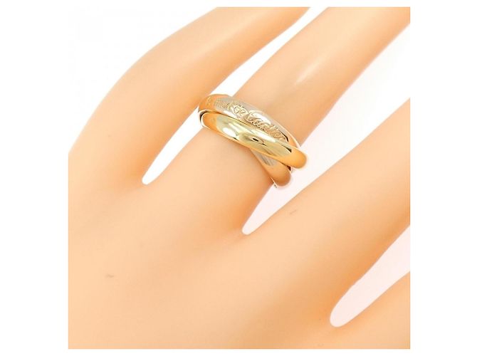 Anillo Cartier Trinity 18K Oro Rosa Blanco y Amarillo - vista 4