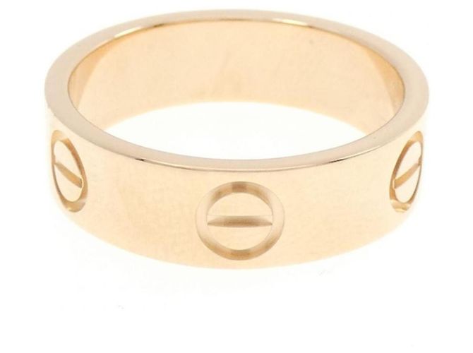 Bague Cartier Love en or rose 18K - vue 2