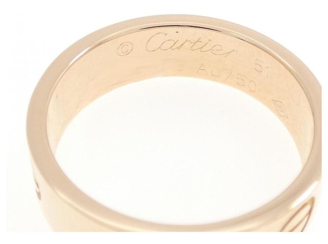 Bague Cartier Love en or rose 18K - vue 3