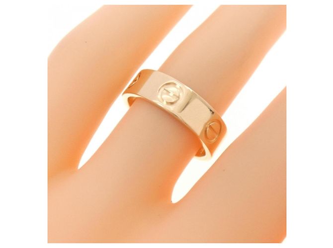 Bague Cartier Love en or rose 18K - vue 4