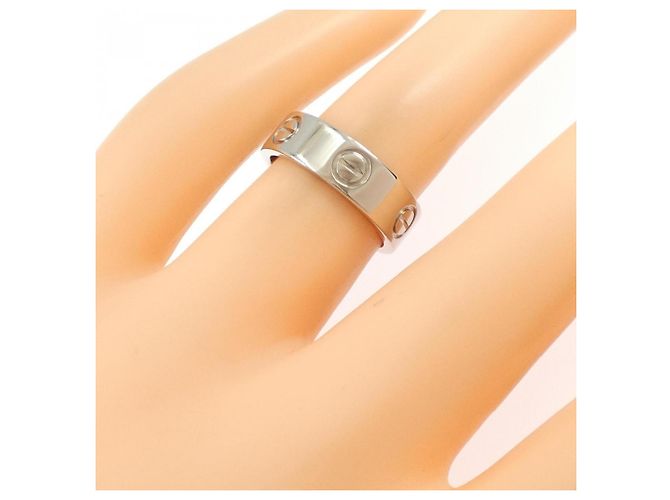 Anello Cartier Love in oro bianco - vista 4
