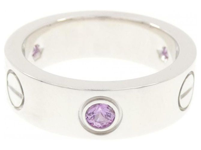 Anello Cartier Love Mezzo Zaffiro Rosa - vista 2
