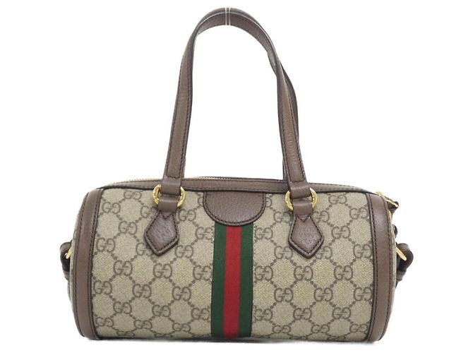Borsa Gucci Ophidia Boston Bag Marrone Beige - vista 2