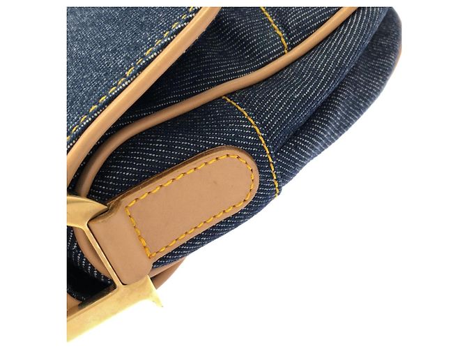 Christian Dior Saddle Schultertasche Blau Bordeaux - Ansicht 5
