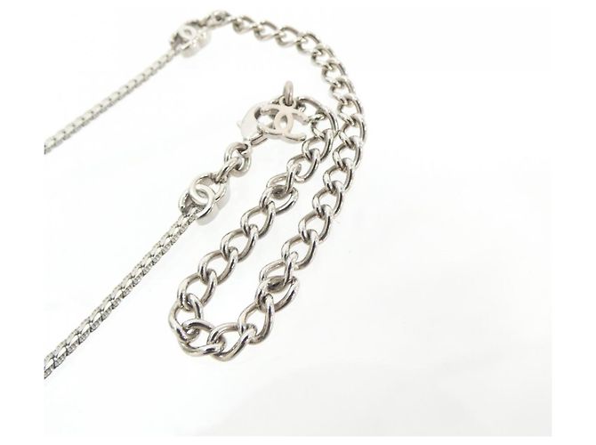 Collana Chanel ABE254 Argento - vista 3