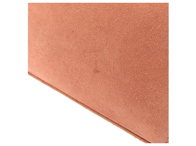 Bolso de hombro Chanel de gamuza rosa - vista 3
