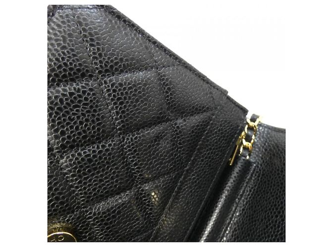 Portafoglio con catena Chanel Timeless Classic Line Nero Bordò - vista 7