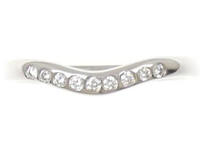 Autre Marque Tiffany & Co. Curved 9P Band Ring - Ansicht 2