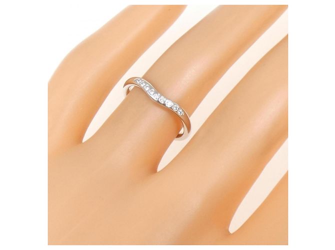 Autre Marque Tiffany & Co. Curved 9P Band Ring - Ansicht 5