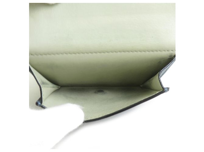Portafoglio Tri-fold Loewe in Gray/Blue Marrone - vista 4