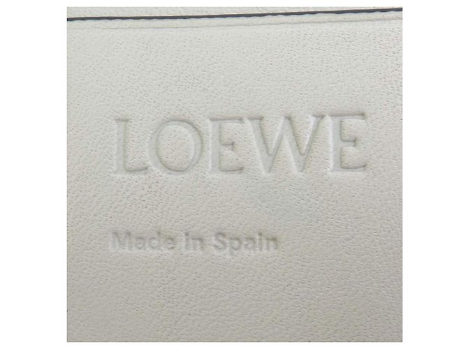 Portafoglio Tri-fold Loewe in Gray/Blue Marrone - vista 6