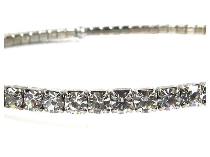 Collana Choker Miu Miu Argento Bianco - vista 6