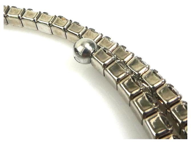 Collana Choker Miu Miu Argento Bianco - vista 8