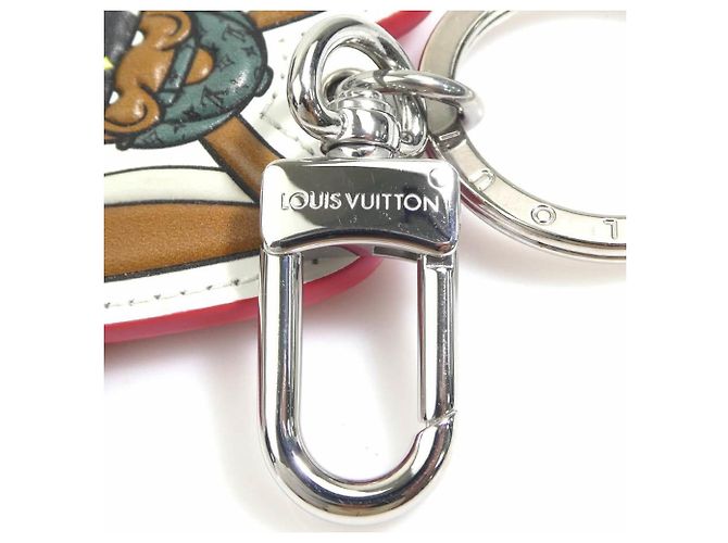 Portachiavi in pelle Multicolor e metallo Louis Vuitton - vista 9