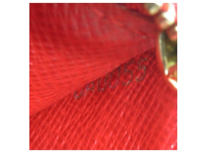 Portafoglio lungo Louis Vuitton in pelle Epi rossa - vista 10