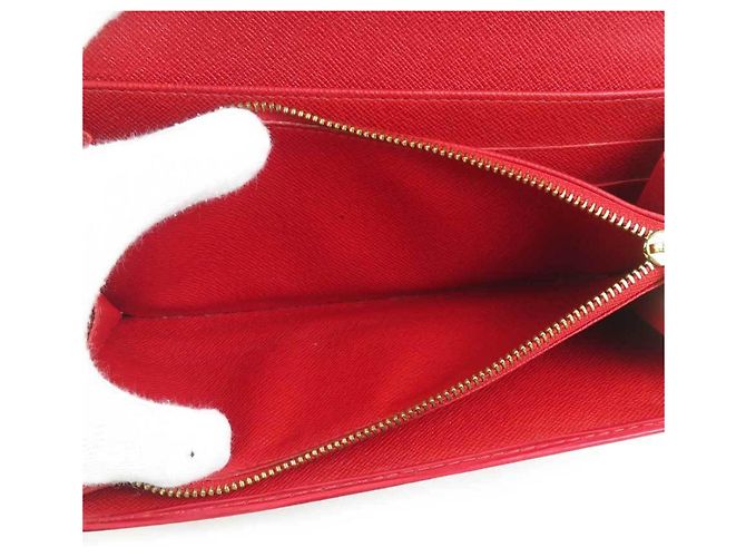Portafoglio lungo Louis Vuitton in pelle Epi rossa - vista 5