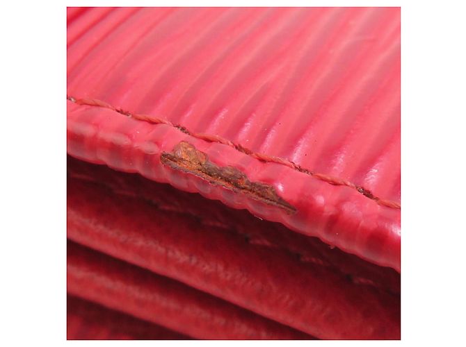 Portafoglio lungo Louis Vuitton in pelle Epi rossa - vista 7