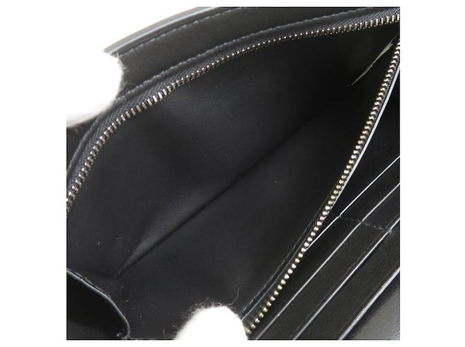 Bottega Veneta Black Leather Long Wallet - view 7