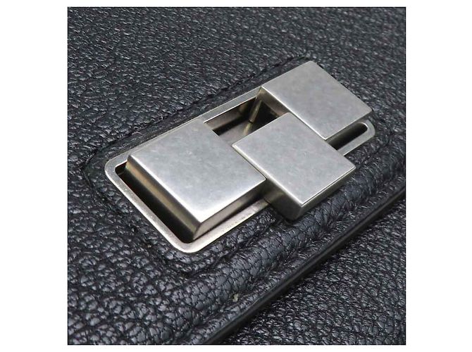 Bottega Veneta Black Leather Long Wallet - view 9