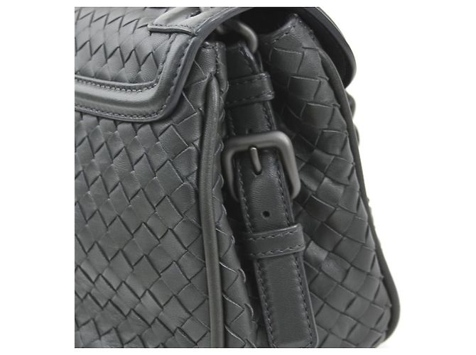 Bottega Veneta Schultertasche Anthrazitgrau - Ansicht 10